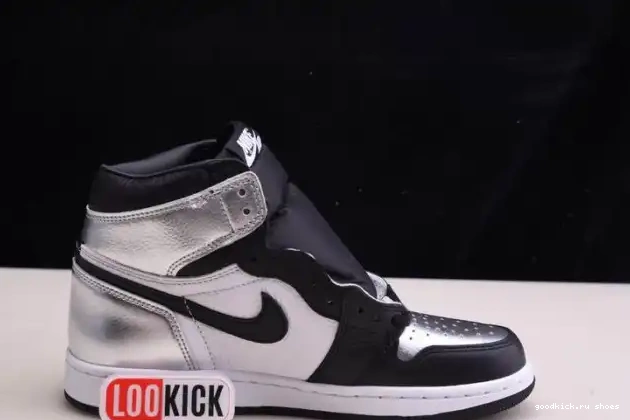 Rep OG JORDAN 1 CD0461-001 TOE AIR HIGH SILVER WMNS 0506